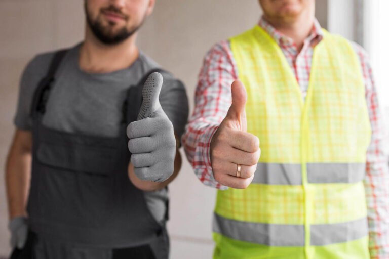 Profesionales satisfechos tras reforma en la calle Antoni Gaudí de Reus Profesionales de reformas integrales en Reus mostrando satisfacción tras finalizar proyecto en la calle Antoni Gaudí