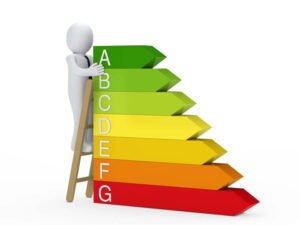 Etiqueta de certificación de eficiencia energética de edificios en España